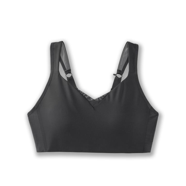 Brooks Drive Convertible Running Bra - Women's - Asphalt/DarkGey (98546-UNMW)